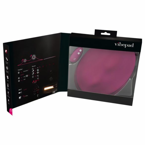 VibePad - Vibrador cojín con 2 motores y control remoto - silicona lila
