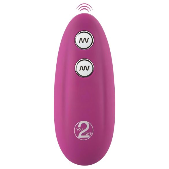 VibePad - Vibrador cojín con 2 motores y control remoto - silicona lila