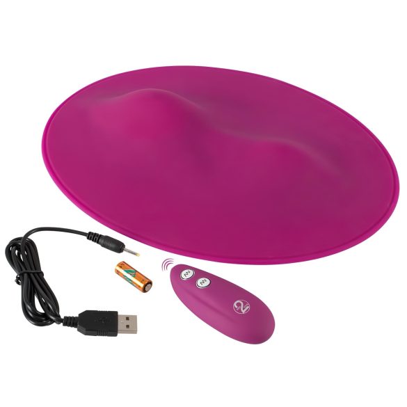 VibePad - Vibrador cojín con 2 motores y control remoto - silicona lila