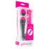 PalmPower - masajeador vibrador recargable USB - silicona rosa gris
