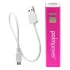 PalmPower - masajeador vibrador recargable USB - silicona rosa gris
