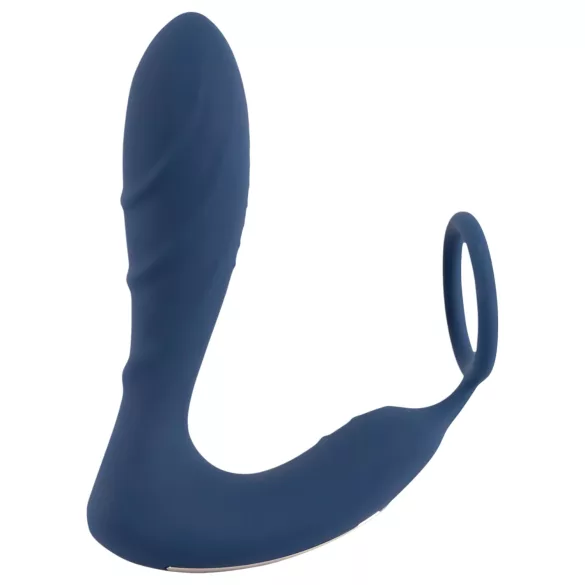 You2Toys - Estimulador de próstata y anillo para pene vibrador - silicona azul