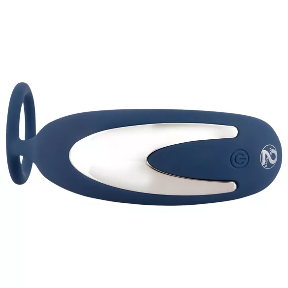 You2Toys - Estimulador de próstata y anillo para pene vibrador - silicona azul