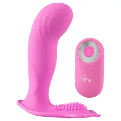   SMILE Braguita Punto G - vibrador recargable por radio, portátil (rosa)