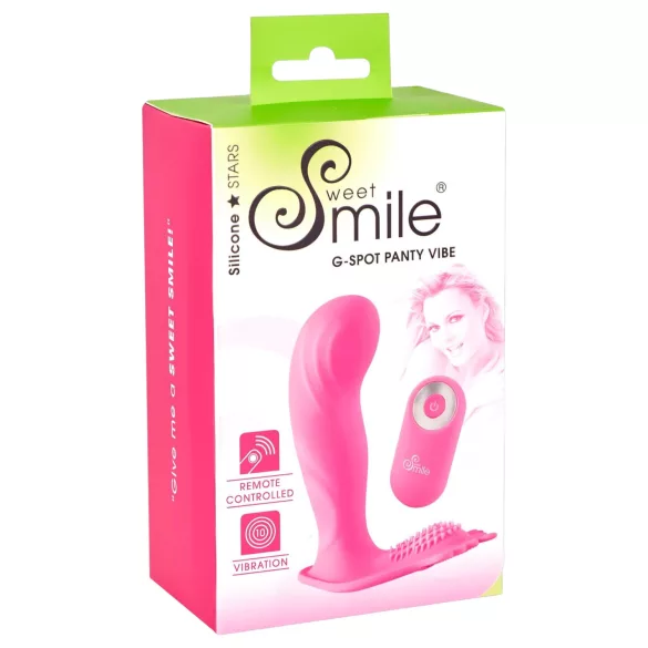 SMILE - Vibrador con control remoto recargable tipo tanga para punto G