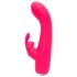 Happyrabbit - Vibrador conejo mini recargable - silicona rosa
