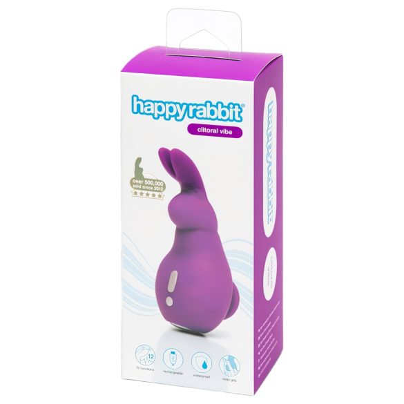 Happyrabbit - Vibrador estimulador de clítoris conejito - silicona lila