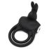 Anillo Vibrador Happyrabbit - resistente al agua, recargable (negro)