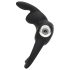 Anillo Vibrador Happyrabbit - resistente al agua, recargable (negro)