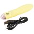 Mini Cuties Amarillo - vibrador de silicona recargable