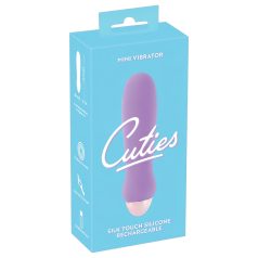   Cuties Mini Purple - vibrador recargable de silicona - color lila