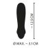Vibrador Mini Cuties Morado - recargable y de silicona