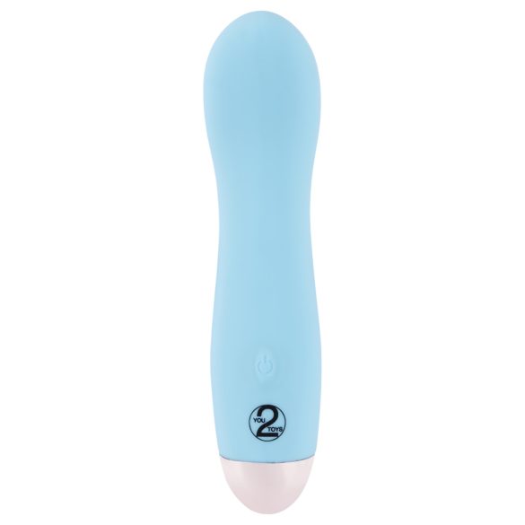 Cuties Mini Blue - vibrador punto G recargable - silicona turquesa