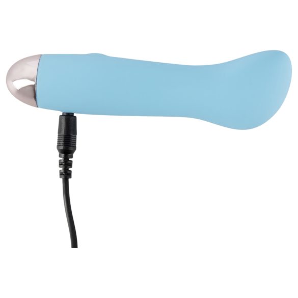 Cuties Mini Blue - vibrador punto G recargable - silicona turquesa