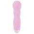 Cuties Mini Rose - vibrador recargable con ondas - silicona rosa