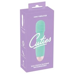 Cuties Mini Wand - vibrador masajeador recargable mini verde