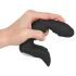 Rebel - Vibrador prostático recargable con forma de pene (negro)