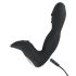 Rebel - Vibrador prostático recargable con forma de pene (negro)