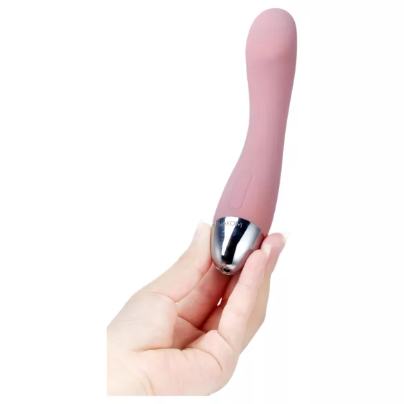 Svakom Amy - vibrador punto G recargable - silicona rosa