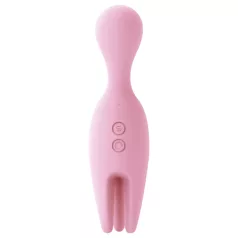  Svakom Nymph - vibrador estimulador de clítoris recargable - silicona rosa