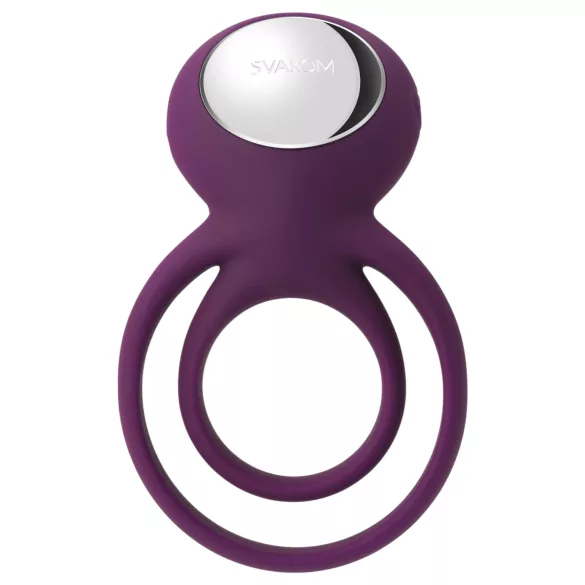 Svakom Tammy - anillo vibrador para pene y testículos recargable - silicona lila