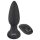 Black Velvet - Vibrador anal giratorio de perlas (negro)