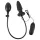 You2Toys - plug anal inflable con vibración - silicona negra