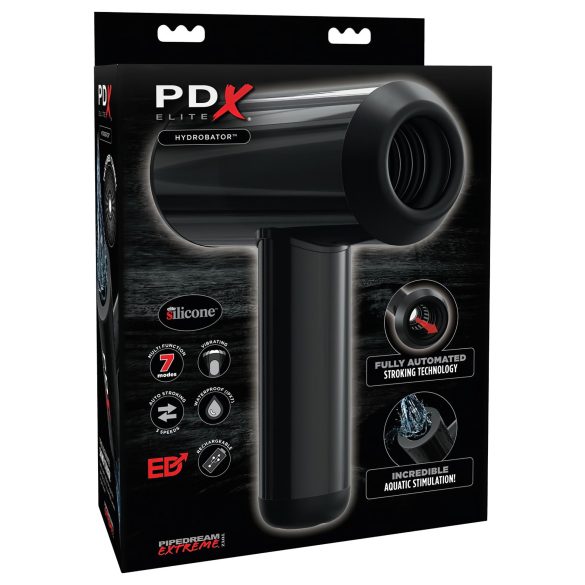 PDX Hydrobator - Masturbador con Movimiento (Negro)