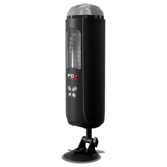 PDX Ultimate Milker - masturbador masculino succionador vibrador - negro