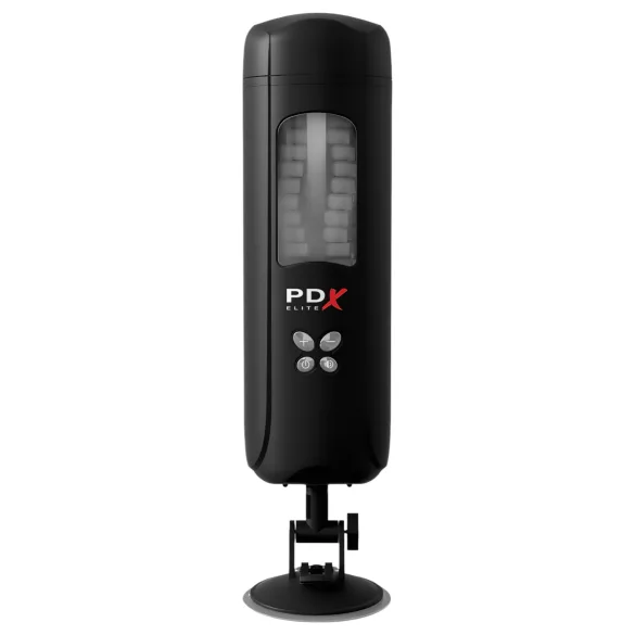 PDX Ultimate Milker - masturbador masculino succionador vibrador - negro