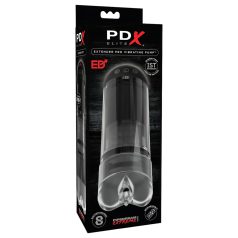   PDX Elite Extender Pro - masturbador succionador vibrador recargable (negro)