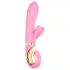 G-Vibe GRabbit - vibrador punto G recargable 3 motores silicona rosa