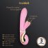 G-Vibe GRabbit: Vibrador rosa de triple motor para el punto G.