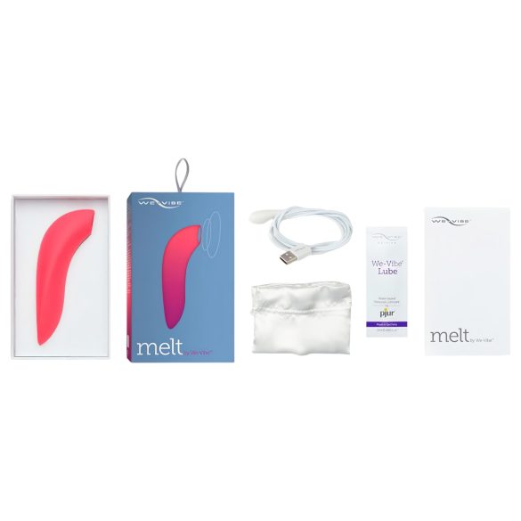 We-Vibe Melt - estimulador de clítoris de ondas aire inteligente (coral)
