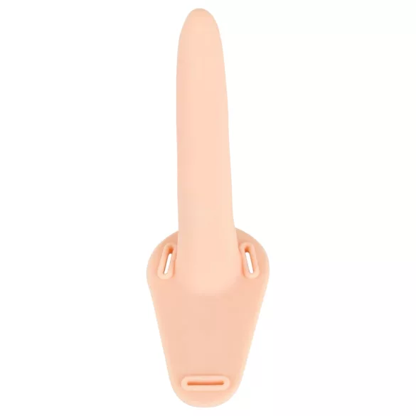 You2Toys - arnés con consolador vibrador recargable - color natural
