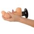 Vibrador realista con ventosa - M piel natural