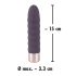 You2Toys Elegant Diamond - Vibrador recargable en barra (lila)