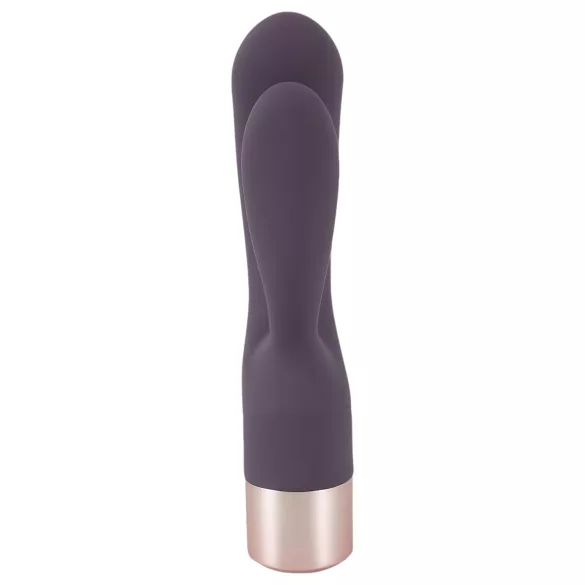 You2Toys Elegant Double - vibrador con estimulador de clítoris recargable lila