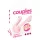 Couples Choice - vibrador para parejas de 2 motores (rosa)