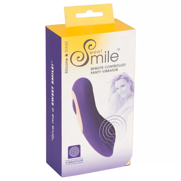 SMILE - vibrador para clítoris con mando a distancia recargable - lila