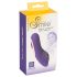 Sonrisa Panty - vibrador recargable y remoto (lila)