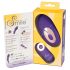Sonrisa Panty - vibrador recargable y remoto (lila)