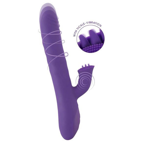 Smile Pearl - vibrador impulsor con perlas (lila)