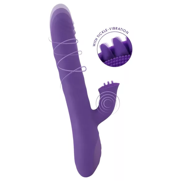 Smile Pearl - vibrador con bolas estimulantes - silicona lila