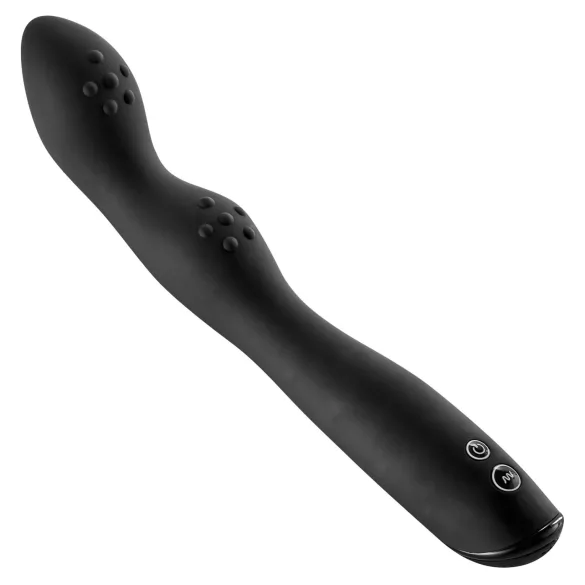 Rebel - Vibrador prostático doble motor - silicona negra