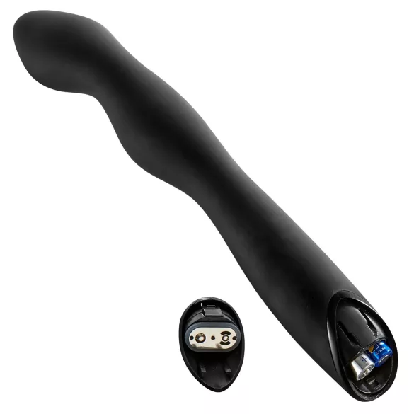 Rebel - Vibrador prostático doble motor - silicona negra