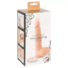 You2Toys - consolador vibrador empuje - silicona color piel