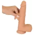 You2Toys - consolador vibrador empuje - silicona color piel