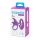 Happyrabbit - anillo vibrador con radio (lila-plata)