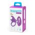 Happyrabbit - anillo vibrador con radio (lila-plata)